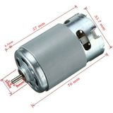 Mazz 18 Volt DC Şarjlı Matkap Motoru RS-550 76 mm Ebatında Güçlü Motor Parçası