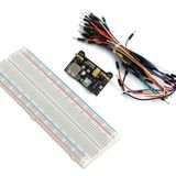 Mb-102 Breadboard, 65'Li Erkek Erkek Jumper Kablo, Breadboard Güç Kartı
