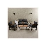 MB GARDEN FURNITURE Dream Model, Balkon, Bahçe, Cafe, Metal Koltuk Takımı, Bahçe Takımı , Çay Seti, 2 1 1 Sehpa