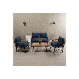 MB GARDEN FURNITURE Simetri Model, Balkon, Bahçe, Cafe, Metal Koltuk Takımı, Bahçe Takımı , Çay Seti, 2 1 1 Orta Sehpalı