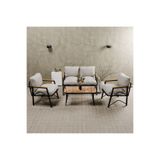 MB GARDEN FURNITURE Simetri Model, Balkon, Bahçe,Cafe,Koltuk Takımı, Bahçe Takımı, 2 1 1 Orta Sehpalı 70x40 ölçü
