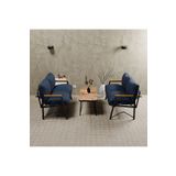 MB GARDEN FURNITURE Simetri Model, Balkon, Mutfak, Bahçe,Cafe,metal Koltuk Takımı,Bahçe Takımı,Çay Seti, 2+2 TAKIM+SEHPA