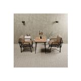 MB GARDEN FURNITURE Simetri Model, Balkon,mutfak, Bahçe, Cafe, Metal Koltuk Takımı, Bahçe Takımı , Çay Seti, 1+1+MASA