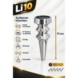 MB HIRDAVAT OLİVA 17 CM KROM PLASTİK AYAK KOLTUK , TV ÜNİTESİ , ŞÖMİNE ,KONSOL , KOMODİN , DOLAP , DRESUAR , MOBİLYA AYAĞI