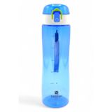M&B Water Bottle 600ml Pipetli Suluk, Askılı, Mavi