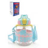 M&B Water Bottle King Tritan Pipetli Suluk, 620 ml, Turkuaz, Çocuk Okul Suluğu, BPA İçermez