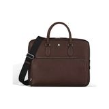 MB222925 Mont Blanc Sartorial Kahverengi Deri Cepli Orta Boy Evrak Çantası 222925
