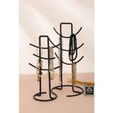 Mba Decor Metal Bending Art 2 Li ( İkili ) Siyah Takılık Çok Amaçlı Organizer Ev Dekorasyon Mutfak Düzenleme Takı Standı