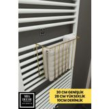 mba decor metal bending art Gold Havlupan Düzenleyici Asılabilir Organizer Banyo Havluluk Tuvalet Kağıdı 30x28x10cm