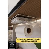 mba decor metal bending art Gümüş Montajsız Kolay Kurulum Peçetelik & Kağıt Havluluk Ergonomik Tasarım - Modern Mutfak Sofra