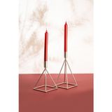 mba decor metal bending art Mısır Model Metal 2 Li Şamdan Mumluk Dekoratif Paslanmaz Gümüş Kaplama