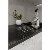 mba decor metal bending art Ray Model Gümüş Küçük Boy Çaydanlık Nihalesi Tencere Altlığı Metal Nihale Sofra Mutfak Dekorasyonu