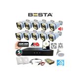 Mbb E-Ticaret 10 Kameralı 5 Mp Sesli Warm LED Waterproof 3.6 mm Lens H.265 2 Tb HDD Dahil Ahd Güvenlik Seti