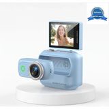Mbb E-Ticaret 1080P Dijital Video Kamera (32GB) Kart Dijital Vlog Fotoğraf Makinesi Türkçe Mavi
