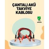 Mbb E-Ticaret 1200 Amper Jumper Kablo 2 Metre Bakır Uçlu Araç Takviye Seti