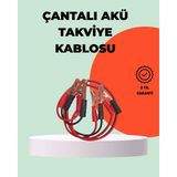 Mbb E-Ticaret 1200A Takviye Kablosu Araç Acil Yardım 2 Metre Güçlü Maşa