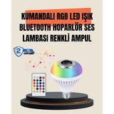 Mbb E-Ticaret 12W LED Ampul – Renkli Işık ve Dahili Hoparlör Özellikli