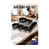 Mbb E-Ticaret 16 Parça Profesyonel Panç Buat Açma Seti - Ahşap ve Alçıpan Delme Testere Seti (19-127 Mm)