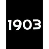 Mbb E-Ticaret 1903 Yazılı Oto Sticker Beyaz 20X7CM