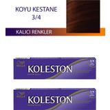 Mbb E-Ticaret 2 Adet Single Tüp Boya Saç Boyası Koyu Kestane 3/4