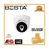 Mbb E-Ticaret 2 Mp 1080P 6 Atom LED Dome Ahd Güvenlik Kamerası 10 Adet Koli