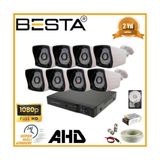 Mbb E-Ticaret 2 Mp 1080P 8 Dış Mekan Kameralı Ahd Güvenlik Seti