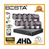 Mbb E-Ticaret 2 Mp 1080P 8 Kameralı Harddisk Dahil Ahd Güvenlik Seti