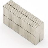 Mbb E-Ticaret 20 Adet 15X10X1.5 mm Köşeli Neodyum Mıknatıs N35 Magnet Dayanıklı Nikel Kaplama