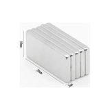 Mbb E-Ticaret 20×10×2 mm N35 Neodyum Mıknatıs – Köşeli, Nikel Kaplama (50’li Set)