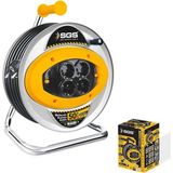 Mbb E-Ticaret 2113 50 Metre Metal Makaralı Uzatma Kablosu 3x2,5 Kablo