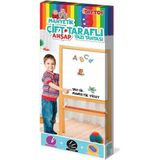 Mbb E-Ticaret 2195 Ayaklı Çift Taraflı Manyetik Ahşap Yazı Tahtası