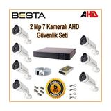 Mbb E-Ticaret 2mp Ahd 1080P Gece Görüşlü 7 Kameralı Güvenlik Sistemi Su Geçirmez Kamera Seti