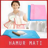 Mbb E-Ticaret 30*40 Cm Silikon Ölçekli Kullanımı Kolay Hamur Açma Matı Ekmek Mantı Makarna Hamuru Yoğurma Matı
