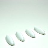 Mbb E-Ticaret 4 Adet Plastik Çengelli Eşarp Ve Şal Iğnesi Beyaz 4 Cm