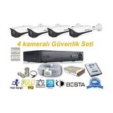 Mbb E-Ticaret 4 Dış Mekan Kameralı Her Şey Dahil Güvenlik Kamera Seti
