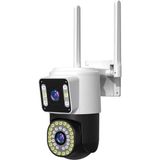 Mbb E-Ticaret 4mp Yoosee Çift Lens Ip Kamera - Wıfı Açık Otomatik Izleme, Su Geçirmez Kablosuz Güvenlik Ev Kamerası, Renkli Gece Görüş