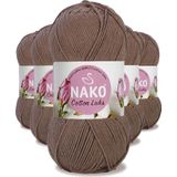Mbb E-Ticaret 5 Adet Cotton Lüks Yelek Tunik Kazak Bluz Hırka İpi Yünü Toprak 97583