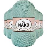 Mbb E-Ticaret 5 Adet Pırlanta Amigurumi El Örgü Ipi Yünü Çağla Yeşili 12297