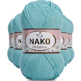 Mbb E-Ticaret 5 Adet Pırlanta Amigurumi El Örgü Ipi Yünü Su Yeşili 1297