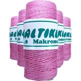 Mbb E-Ticaret 5 Adet Polyester Simli Makrome İpi Ss-1545