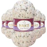Mbb E-Ticaret 5 Adet Vega Tweed Premium Akrilik El Örgü Ipi Yünü No: 31752