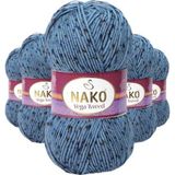 Mbb E-Ticaret 5 Adet Vega Tweed Premium Akrilik El Örgü İpi Yünü No: 31764