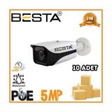 Mbb E-Ticaret 5 Mp 4 Bıg LED Ip Poe Bullet Güvenlik Kamerası 10 Adet Koli