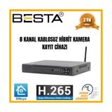 Mbb E-Ticaret 8 Kanal 5 Mp Kablosuz Wifi Hibrit Dvr Kayıt Cihazı KD-7008W