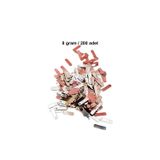 Mbb E-Ticaret Açık Kırmızı 15 x 5 mm Dantel Oya Yazma Halhal Abiye Lazer Kesim Pul 200 adet / 8 gram
