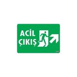 Mbb E-Ticaret Acil Çıkış Uyarı Levhası 17,5X25 Kod: 946