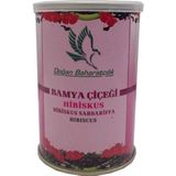 Mbb E-Ticaret Afrika Bamya Çiçeği Hibiskus Mekke Gülü Doğal 100 gr Teneke Kutu - 1 Adet