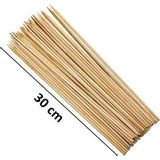Mbb E-Ticaret Ahşap Çöp Şiş Çubuğu 30 Cm - 50 Adet