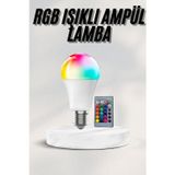 Mbb E-Ticaret Akıllı RGB Led Ampul Led Uzaktan Kumandalı Renk Değiştiren Ampul
