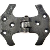 Mbb E-Ticaret Antika Tarz Dekoratif Pirinç Fit Menteşe - 67 Mm, Oksit